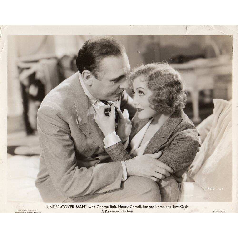 Vintage 1932 Under-Cover Man George Raft Nancy Carroll Movie Still Photo 8x10